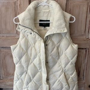Eddie Bauer white down puffer